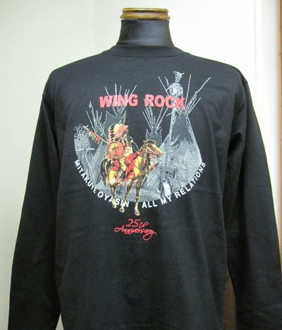 画像: ウイングロック(Wingrock) 25周年 No.006　長袖TEEシャツ・ロングスリーブ-WHITE‐