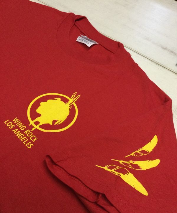 画像3: ウイングロック(Wingrock)No.016　半袖TEEシャツ INDIAN　CIRCLEバックプリント‐RED-