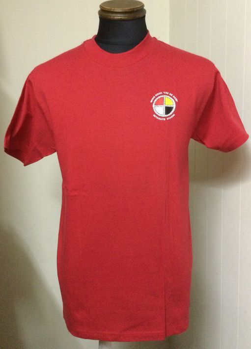 画像2: ウイングロック(Wingrock)No.012　半袖TEEシャツ メディスン・パイプ　バックプリント‐RED-