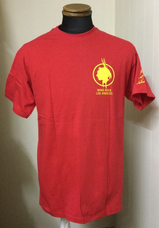 画像2: ウイングロック(Wingrock)No.016　半袖TEEシャツ INDIAN　CIRCLEバックプリント‐RED-