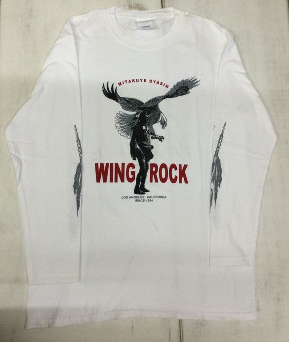 画像2: ウイングロック(Wingrock) No.018 EAGLE長袖TEEシャツ・ロングスリーブーWHITE