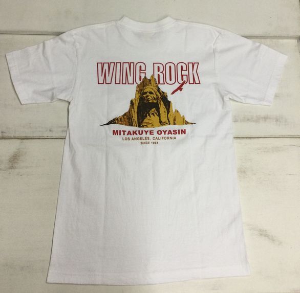 画像1: ウイングロック(Wingrock)No.020　ROCKFACE半袖TEEシャツ・ロングスリーブ‐WHITE-Mサイズ