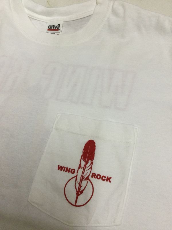 画像: ウイングロック(Wingrock)No.022　ROCKFACE半袖TEEシャツ・ロングスリーブ‐WHITE-Mサイズ