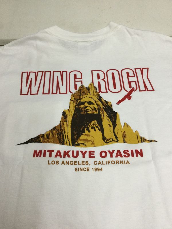 画像: ウイングロック(Wingrock)No.022　ROCKFACE半袖TEEシャツ・ロングスリーブ‐WHITE-Mサイズ