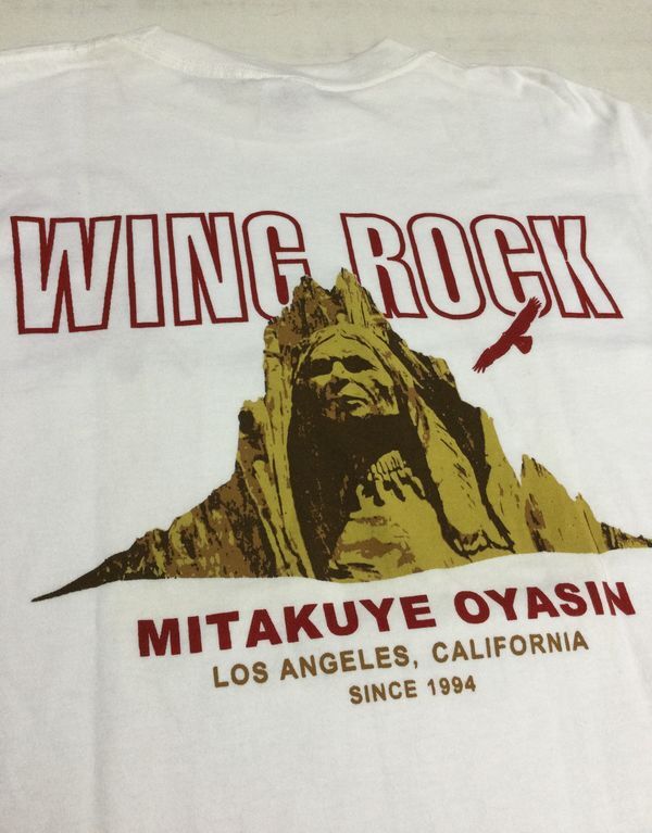 画像: ウイングロック(Wingrock) No.019　ROCKFACE長袖TEEシャツ・ロングスリーブ‐WHITE-Sサイズ