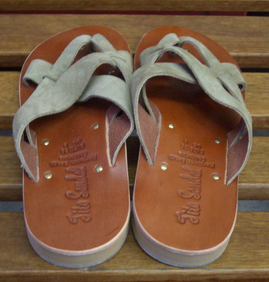 画像: TITO Sandal TS-003 Suede Taupe/Med.oil