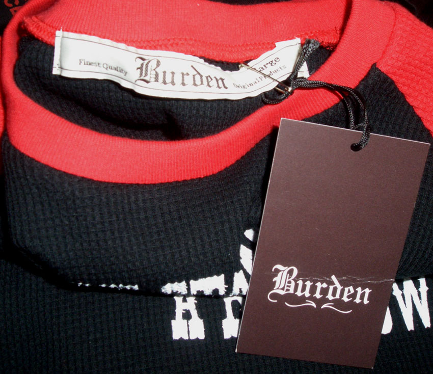 画像: Burden Sentence Thermal  L/S -Black/Red