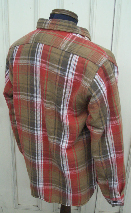 画像: SugarCane Cotton Flannel Work Shirts Red