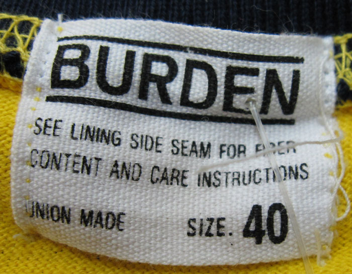 画像: Burden(バーデン)Double Face Tee - Yellow×Black